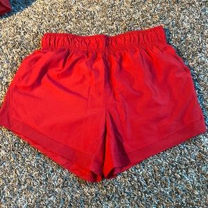 Athletic Works Red Running Shorts